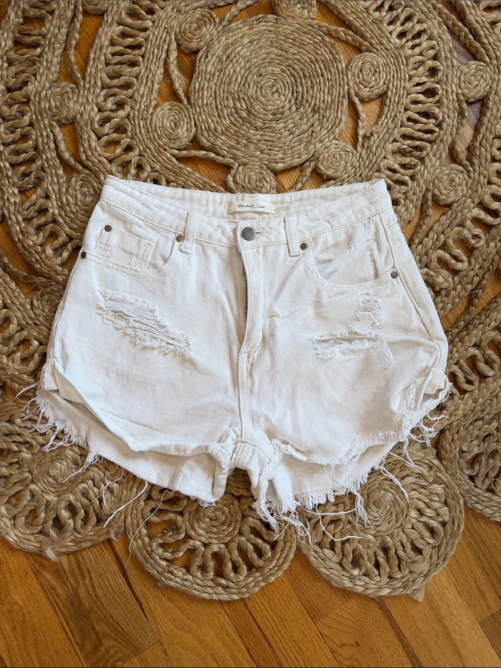 Mustard Seed // white shorts